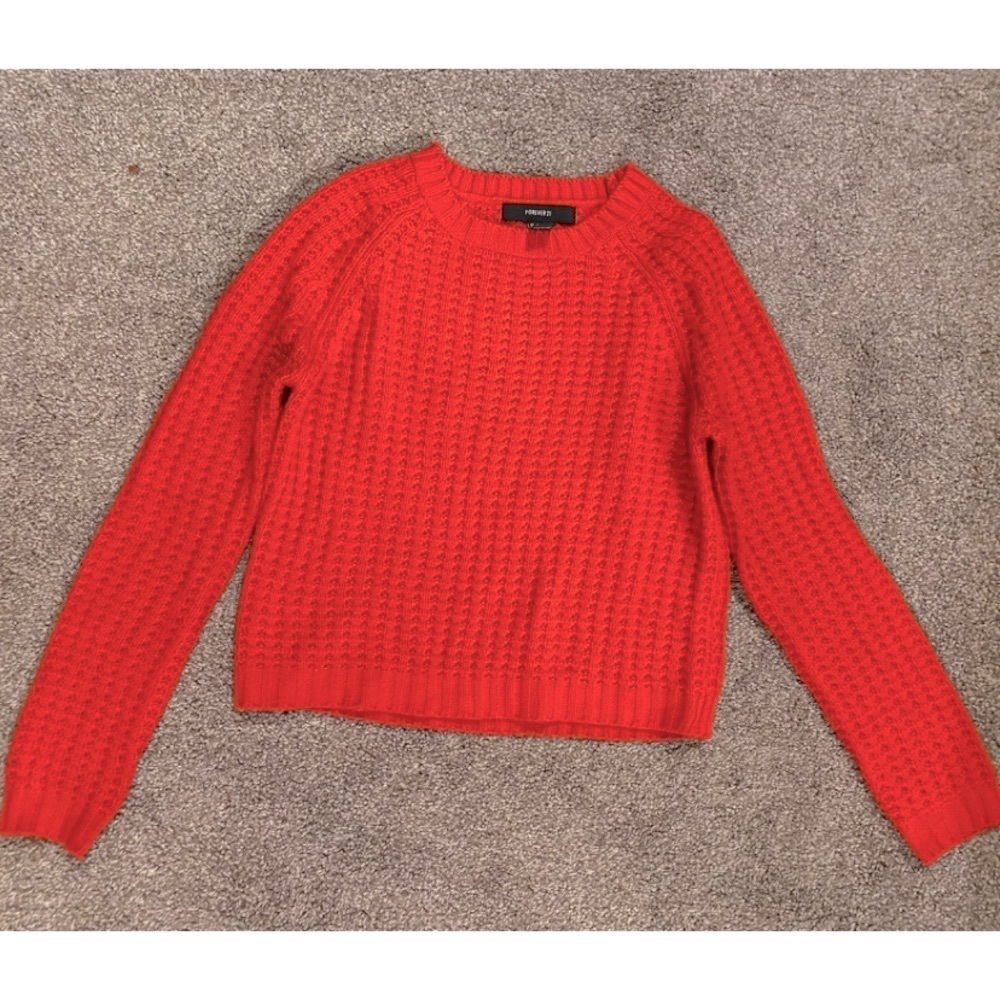 Red Knit Sweater